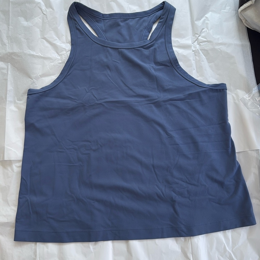 LuLulemon Women's Align Waist Length Racerback Size 14 (Water Drop)